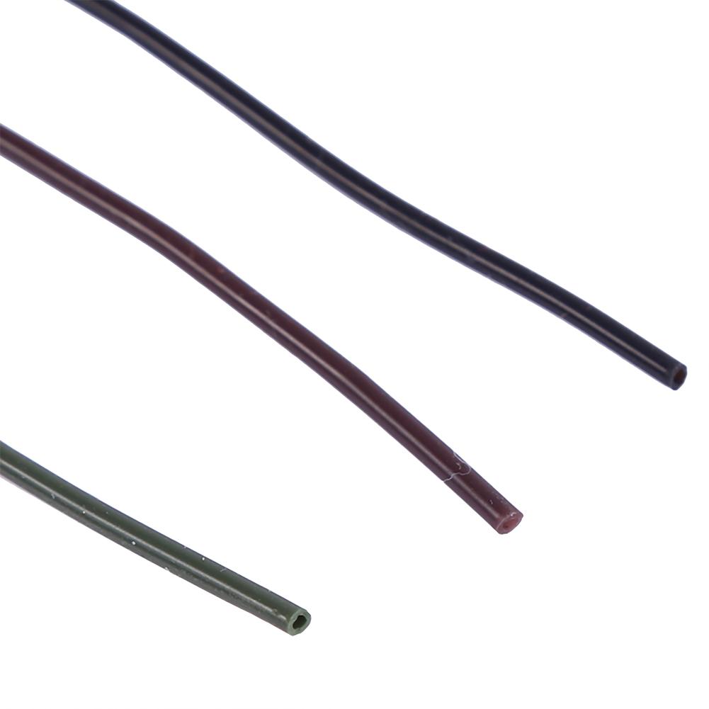 Набор из 3 шт. Карповая рыбалка Силиконовые поводки Трубка Рукав Имитация лески Снасти 1 метр