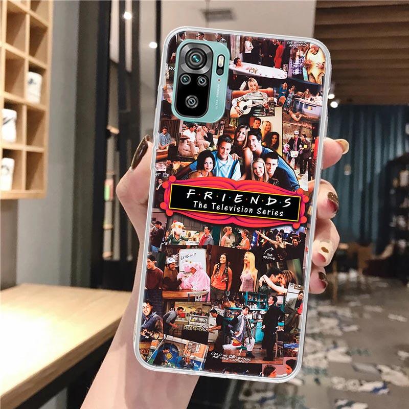Friends Tv Show Funny Family Soft Phone Case For Xiaomi Redmi Note 12 12S 13 14 11 11S 10 Pro 10S 11T 11E Plus 14Pro Pattern Cov