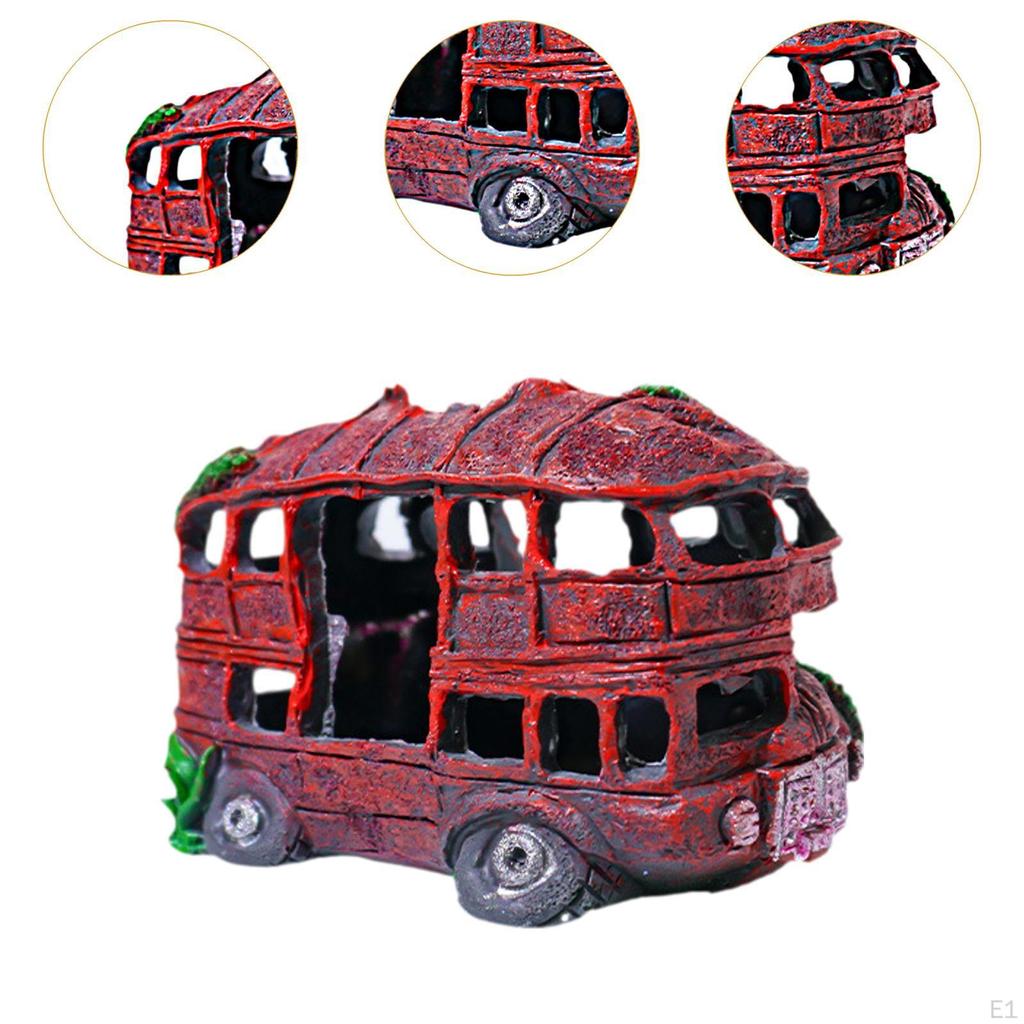 Декорация аквариума с использованием авторазрушений для водной среды обитания