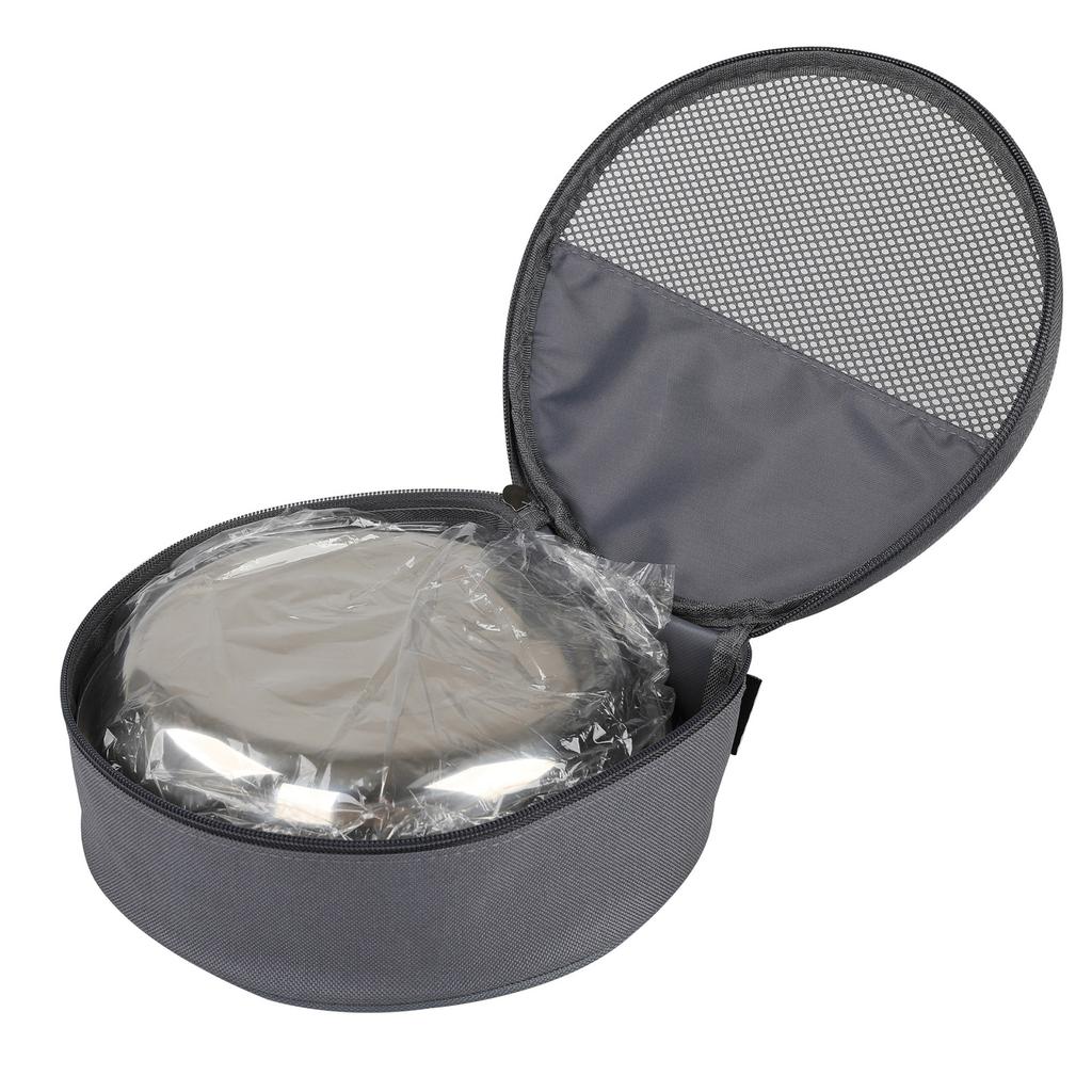 Dish Organizer for Outdoor Camping Picnics Plate Storage Pouches Round Tableware Container Bowl Plate Carrying Case