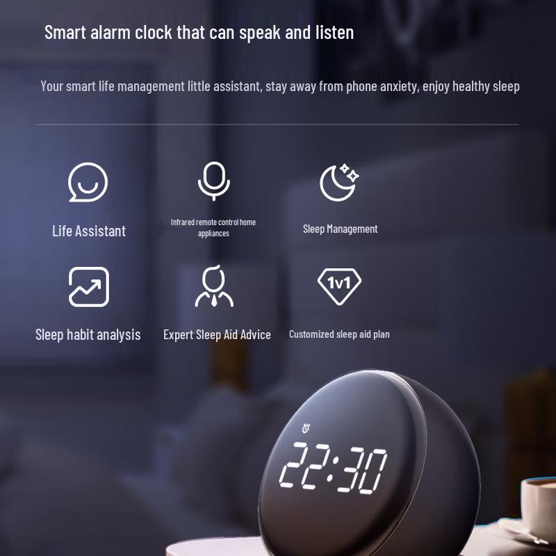 Xiaodu Voice Smart Alarm Clock Pro