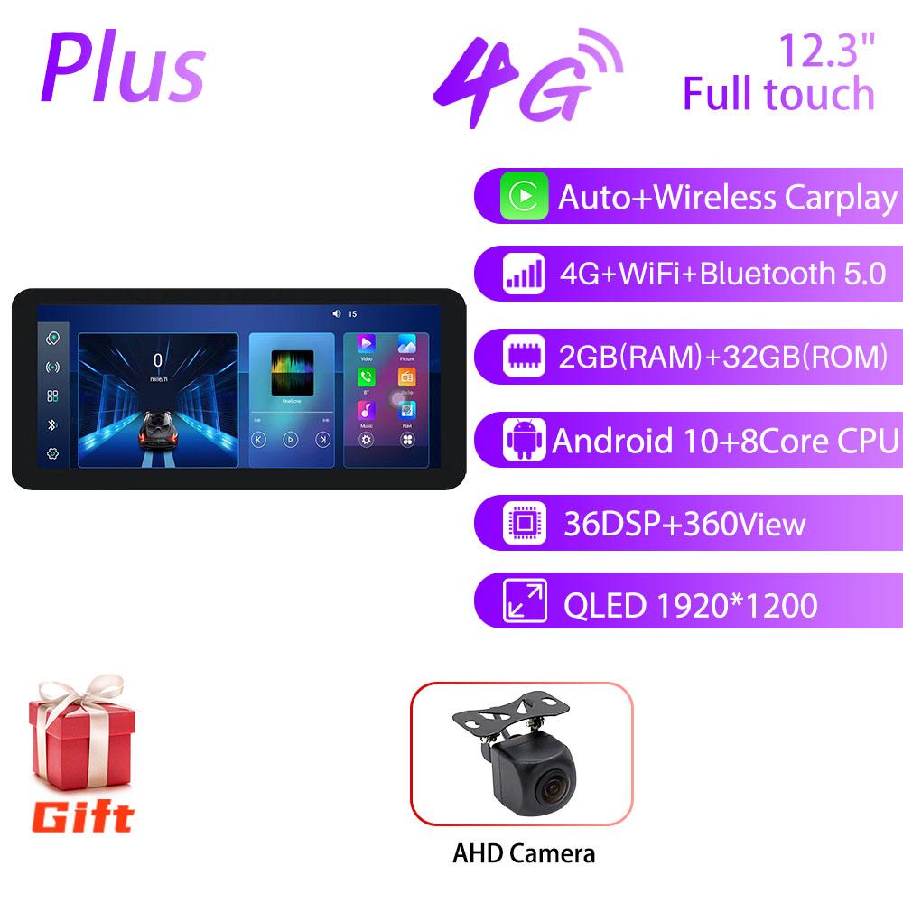 12,3-дюймовый 4G 2 Din автомобильный Android-радиоприемник для Toyota Corolla 12 2019-2025 GPS беспроводной CarPlay автомультимедиа стерео 36DSP DTS