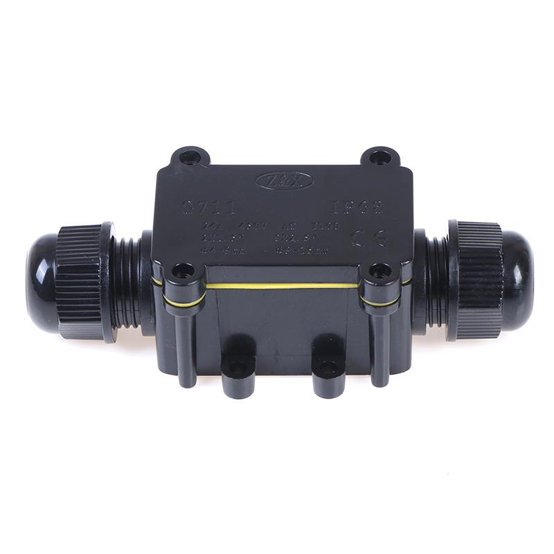 2-сторонняя водонепроницаемая электрическая распределительная коробка для кабеля наружного освещения Ip68