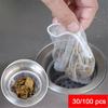 Garbage Bag Disposable Clogging Prevent Kitchen Drain Residue Collector Sink Strainer Filter Net