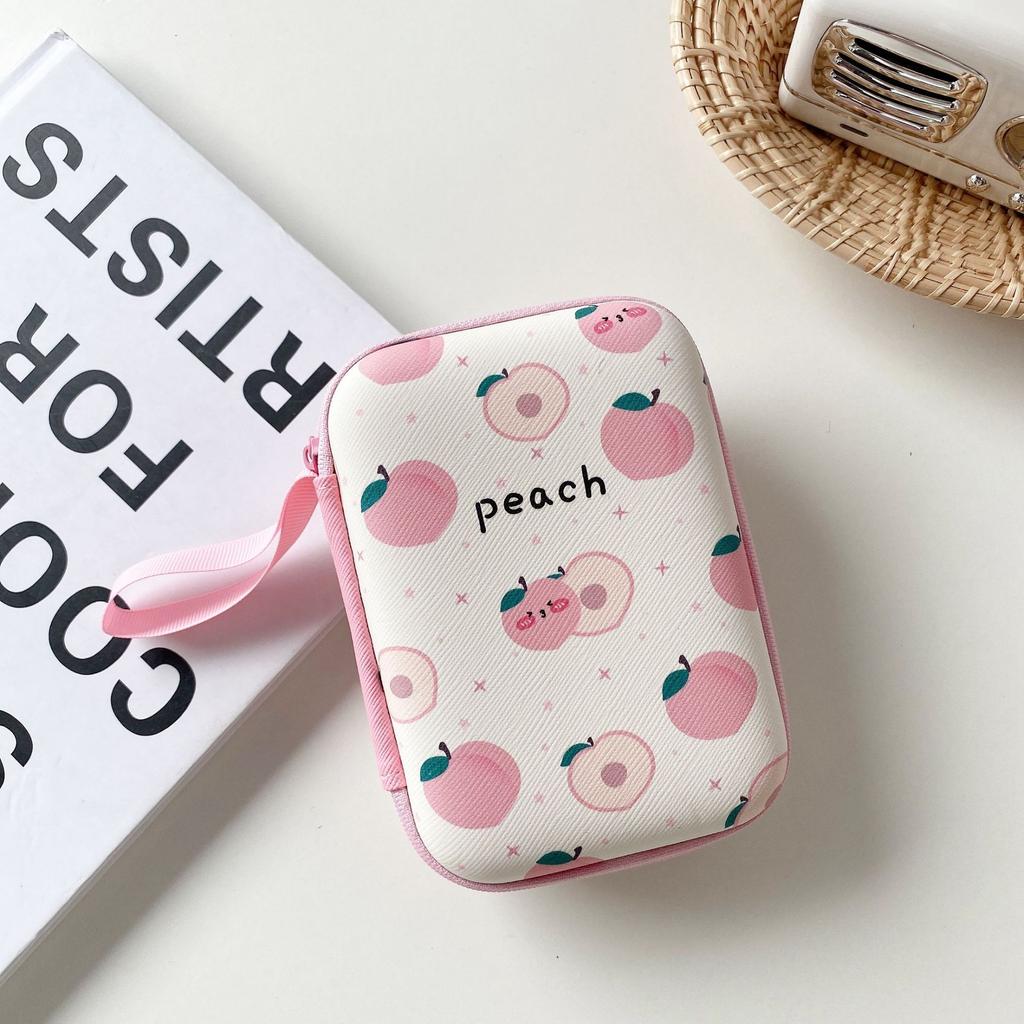 9,5*13,3 см коробка для наушников на молнии кабель для передачи данных зарядная линия кабель чехол для хранения сумка для женщин и девочек помады карты коробка для хранения монет