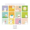 Waka Waka Hand-painted 60-Day Date Stickers Mini Paper Pad