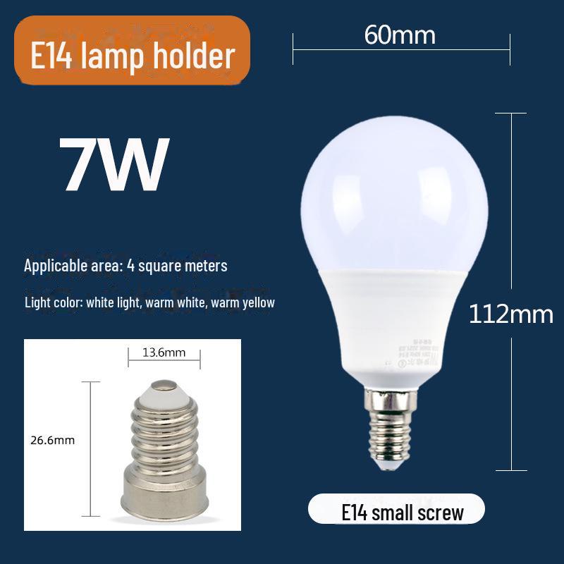 Мощные светодиодные лампы: E27/E14 винтовой, белый и теплый белый, освещение для гостиной