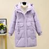 Модные зимние пальто женские длинные парки с капюшоном толстые теплые верхние одежды женские куртки
