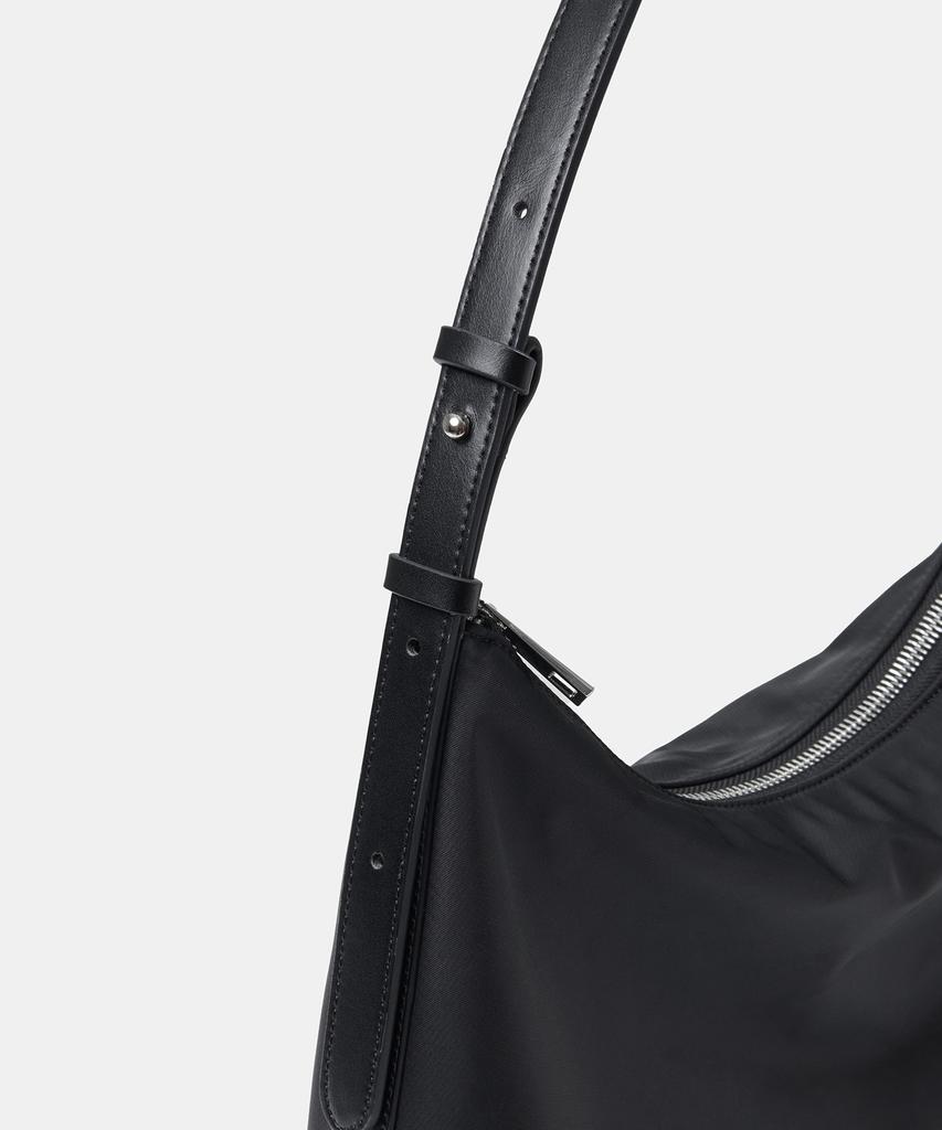 MUSINSA STANDARD WOMAN Women'S Nylon Hobo Bag [Black]