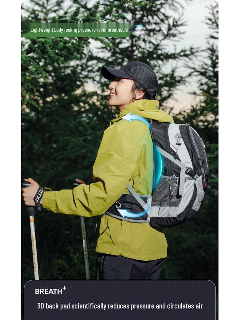 Eagle Map Mountaineering Lightweight Hiking Backpack - Outdoor Travel & Climbing Bag