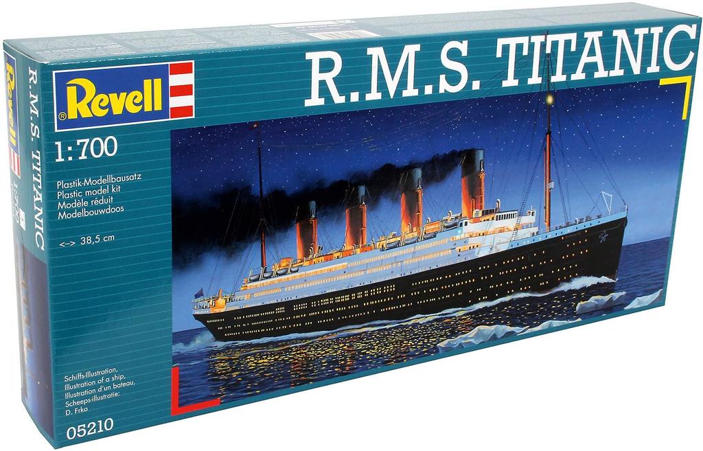 Немецкий Revell Титаник 05210 Пластиковая модель 1/700 R.M.S.