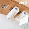 1/2pcs Kitchen Toilet Paper Holder Tissue Holder Hanging Bathroom Toilet Paper Holder Roll Paper Holder Towel Rack Stand Storage Rack