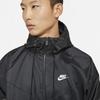 Nike NSW HE WR Wind Woven Hoodie Size Small Full-Zip Jacket, Men's, Black,