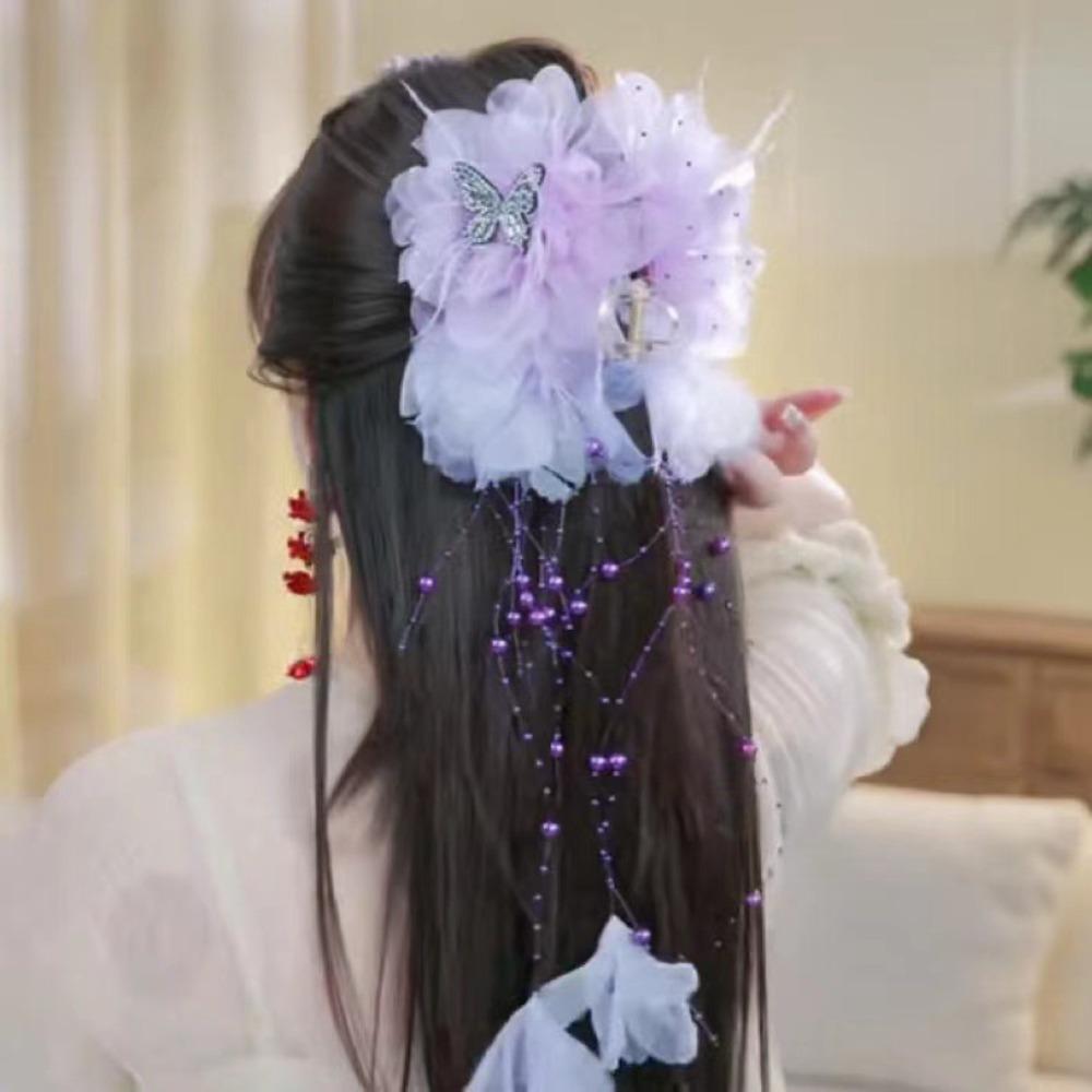 Большая заколка-кисточка, заколка-краб, элегантные заколки-бантики для девочек, женщин