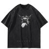 Streetwear Dobermann Graphic Black T-Shirt Cotton Unisex Tops Tees Summer Short Sleeves T Shirt