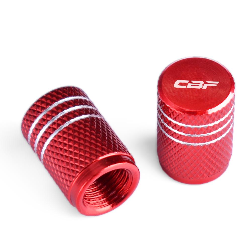 For Honda CBF 125 150 250 500 600 S 1000 CBF500 CBF600 CBF1000 FFMotorcycle Wheel Tire Valve Caps CNC Tyre Airtight Covers