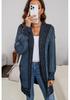 2025 Winter Women's Casual Hooded Knit Cardigan: European & American Style, Mid-Length, Loose & Warm