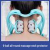 Cervical Massager: New Swan Six-Ball Magnetic Neck Manual Clip Artifact