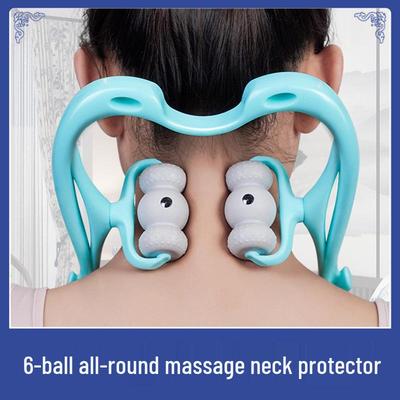 Шейный массажер: Новый ручной клип-артефакт для шеи с шестью магнитными шариками