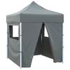 VidaXL Folding Reception Tent with 4 Walls Outdoor Gazebo Garden Marquee Belvedere Camping Trip 48885