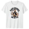 Dads With Beards Are Better Unisexs TShirt Beard Humor Dad Fathers Day