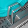 Gray dish drying rack 40x29x8.5 cm