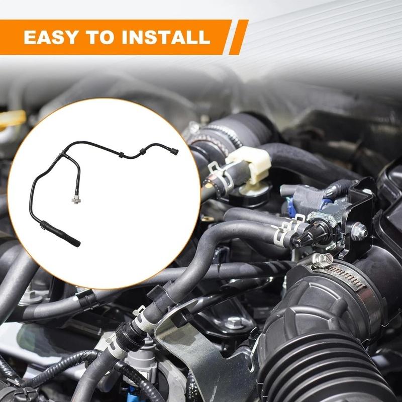 OEM 80A121081DH Coolant Tank Hose Manual Measurement Deviation Perfect Fit Coolant Reservoir Tank Hose For Q5 2.0L 2018-2020