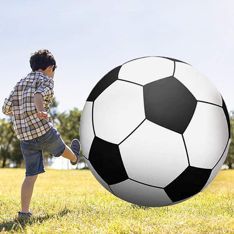 Outdoor Games Inflatable Toys Grass Soccer Ball School Fun Sports Ball Beach Ball Thickened PVC Inflatable Giant Football