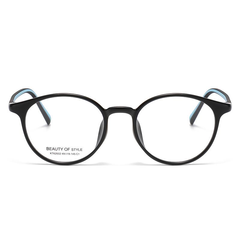 Fashion round frame optical frame glasses women's models can be matched with myopia glasses simple trend personalized glasses women
