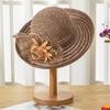 Hat Women's flower pot hat Foldable dome cotton yarn sun hat Outdoor big edge sun protection hat Sun hat Versatile