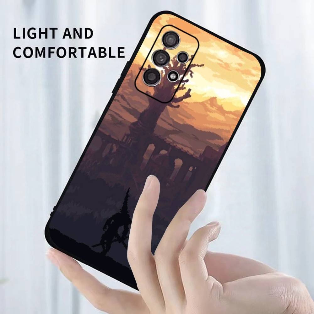 Игровой чехол для телефона B-BlasphemouS для Samsung S25, S24, S23, S22, S21, S20, S10, Ultra, Plus, Lite, FE, Мягкий силиконовый черный чехол