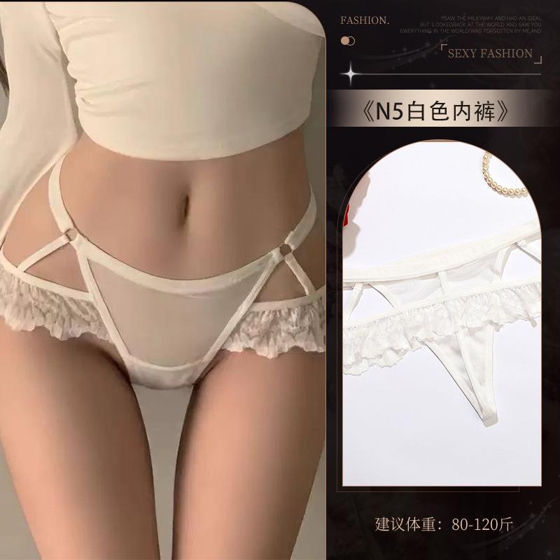 Сексуальные трусики, сексуальные женские стринги pure desire, прозрачная сетчатая пряжа, кружевные трусики с ленточками-соблазнениями