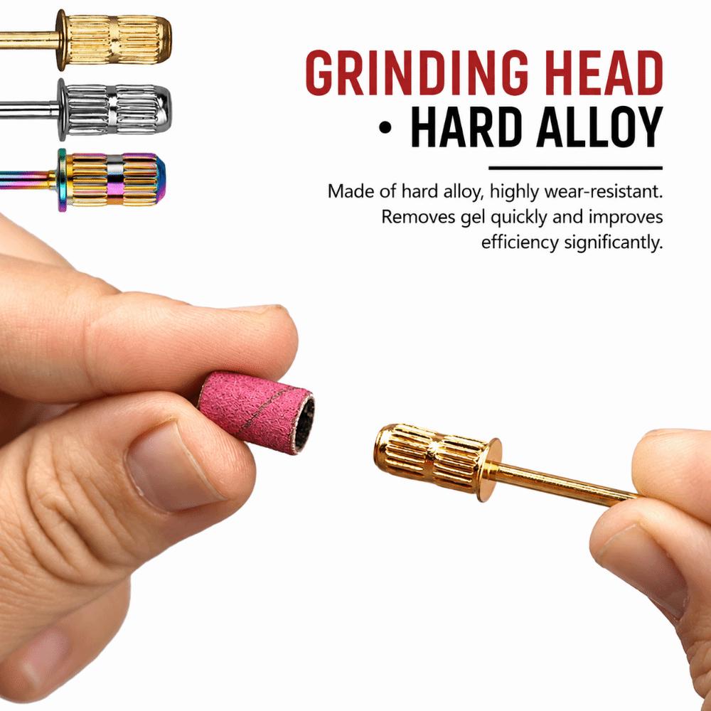 75/210Pcs Sanding Bands Nail Drill Bits Multi-functional Nail Grinder Polish Manicure