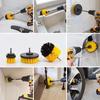 3Pcs/set Power Scrubber Brush Drill Brush Clean for Bathroom Surfaces Tub Shower Tile Grout Cleaning Kit