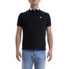 EMPORIO ARMANI Polo Shirts Men's Black Polo Collar Moderate Straight Fit 3H1F84-1J46Z-0999