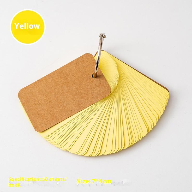 50/100 шт. Цветные пустые крафтовые бумажные карточки, бумажные карточки для рукоделия, бумажные карточки для сообщений, пустые карточки для обучения, учебы, DIY, запоминания