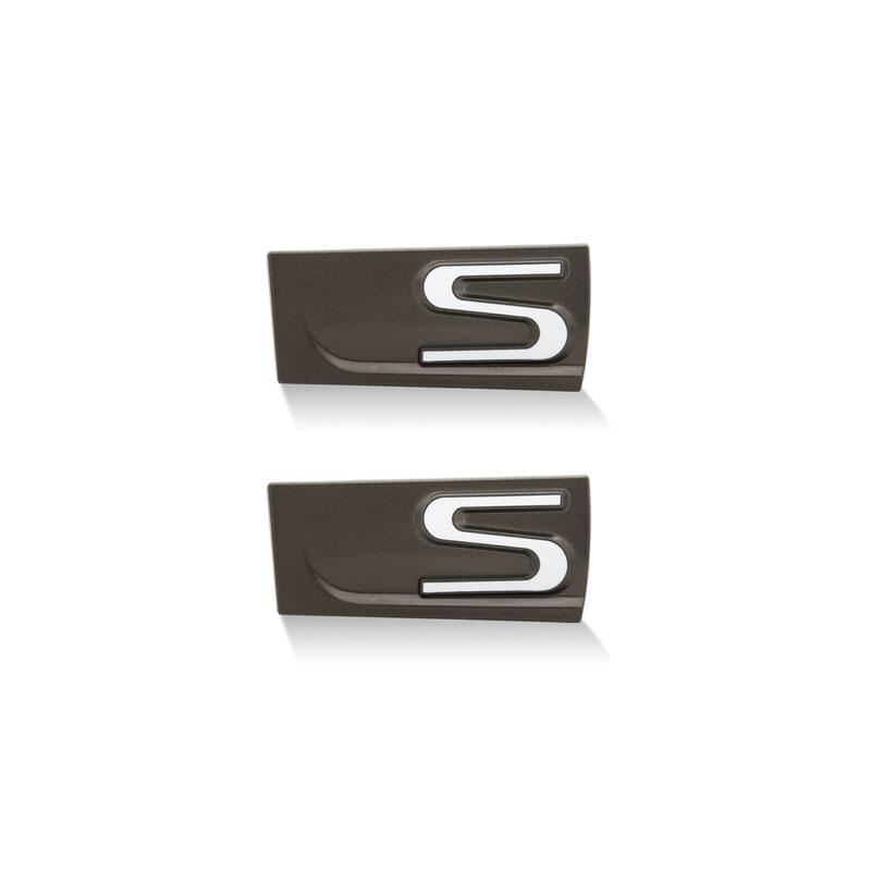 Car Styling 3D Metal S Emblem Car Fender Side Letter Sticker Rear Bumper Tail Door Trunk Decor For Lexus LX470 LX 470 LX570 II1