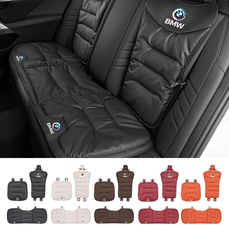 Car Sticker 2025 Hot New Luxury Car Velour Leather Cushion Breathable Back Seat Cushion Seat Cover For BMW X3 X5 M5 M3 E46 E90 E