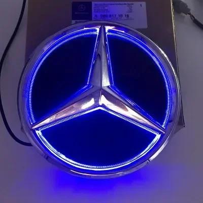2025 Hot LED Car Front Logo Emblem Grille Badge Light for Mercedes Benz W156 W204 W205 W210 W211 W212 C E Class GLA GLK ML GLE
