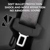 SEAMETAL 2Pcs Seat Belt Buckle Protector Full-Wrapped Rubber Seat Belt Protection Cover Buckle Cover Universal for Sedan Suv