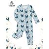 Baby Romper Bamboo Fiber Zip Sleepwear Newborn Thin Style