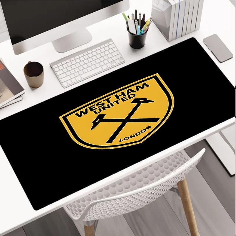 Коврик для мыши West Ham United, Коврик для мыши, Игровой коврик для мыши, Коврик для клавиатуры, Декор для рабочего стола, для компьютера, ноутбука, Подарок для фаната, Подарок на день рождения
