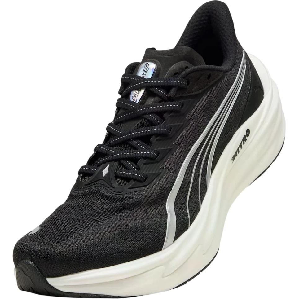 Puma Deviate Nitro 4 Wide Удобные Беговые Кроссовки Мужские кроссовок Черный 31290101
