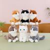 The New European Mink Seat Cat Plush Toy Children Will Call Dolls Temple Fair Stall Ornaments Home Cute Pets