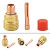 Корпус цанги Газовая линза TIG Малая сварочная горелка TIG WP9 20 25 1.0/1.6/2.4/3.2 мм