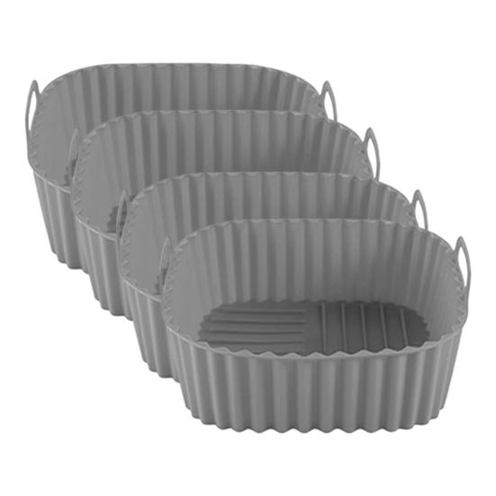 Силиконовая корзина для аэрофритюрницы - Многоразовая, Антипригарная, Не содержит БФА, Термостойкая с ручками