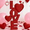 3D-печатная фигурка 'Любовное письмо' Красное сердце LOVE Настольное украшение для декора свадьбы и годовщины