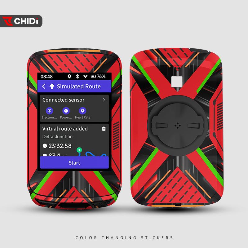 Для Magene C606 GPS-велокомпьютера декоративная наклейка на сенсорный экран Водонепроницаемая и устойчивая к царапинам Персональные варианты доступны