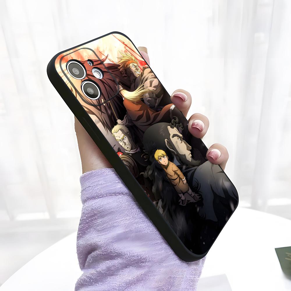 Чехол для телефона с принтом манги Vinland Saga Для IPhone 17 Pro Max 15 Pro 16 14 Plus 12 13 Mini 11 Pro Ударопрочный Мягкий Чехол