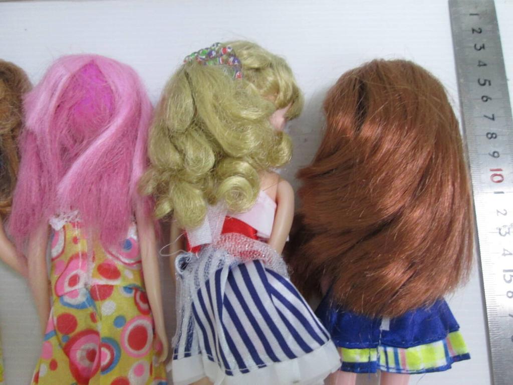 Takara Tomy Old 6 Hair and clothes have stains and other Please examine Shipping costs are listed in the product Licca-chan dolls, dress-up dolls